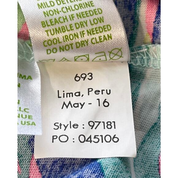 Lilly Pulitzer Womens XS ColorfulMulti MarloweStyle 97181 PimaCotton Dress Beach - Picture 6 of 7